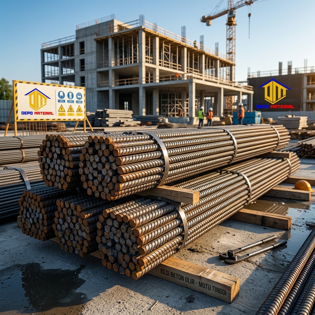 Rekomendasi Terbaik Keunggulan BESI BETON PERWIRA ULIR SNI 420 Spesifikasi BESI BETON ULIR 10 PERWIRA SNI TS 420 B (7,4 KG) LURUS Hanya di Depo Material