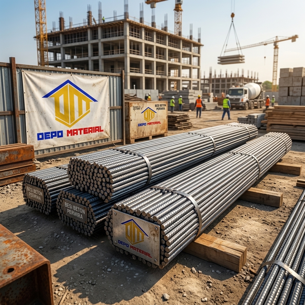 Rekomendasi Terbaik Keunggulan Besi Beton Perwira Hanya di Depo Material