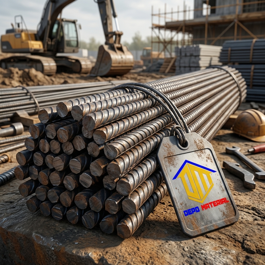 Keunggulan BESI BETON PERWIRA ULIR SNI 280 spesifikasi BESI BETON ULIR 19 PERWIRA SNI TS 280 (26,8 KG)