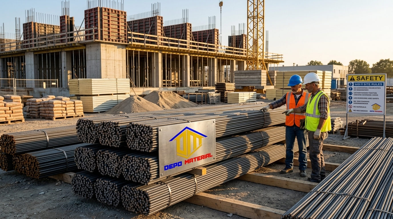 Rekomendasi Terbaik Keunggulan BESI BETON PERWIRA POLOS SNI 280 Spesifikasi BESI BETON 32 PERWIRA SNI TP 280 (75,76 KG) Hanya di Depo Material
