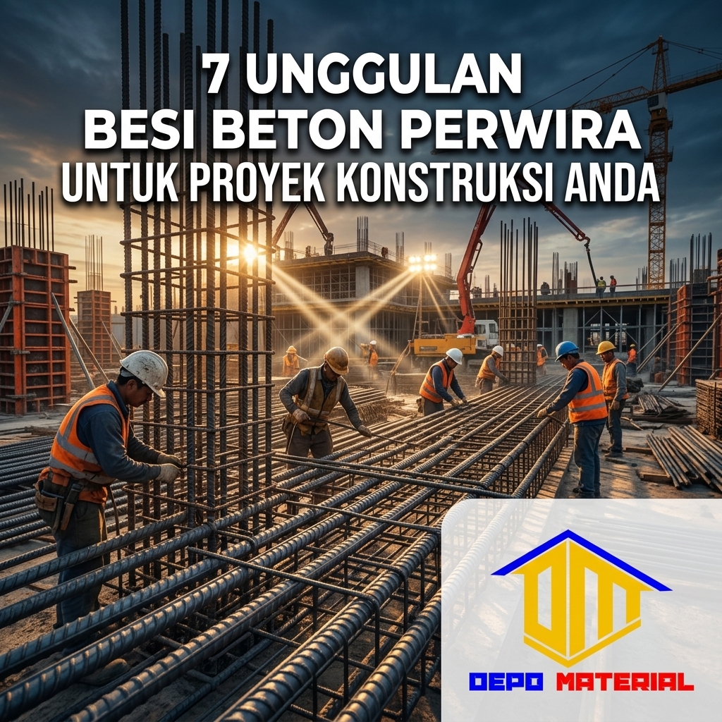 Rekomendasi Terbaik Keunggulan Besi Beton Perwira Hanya di Depo Material