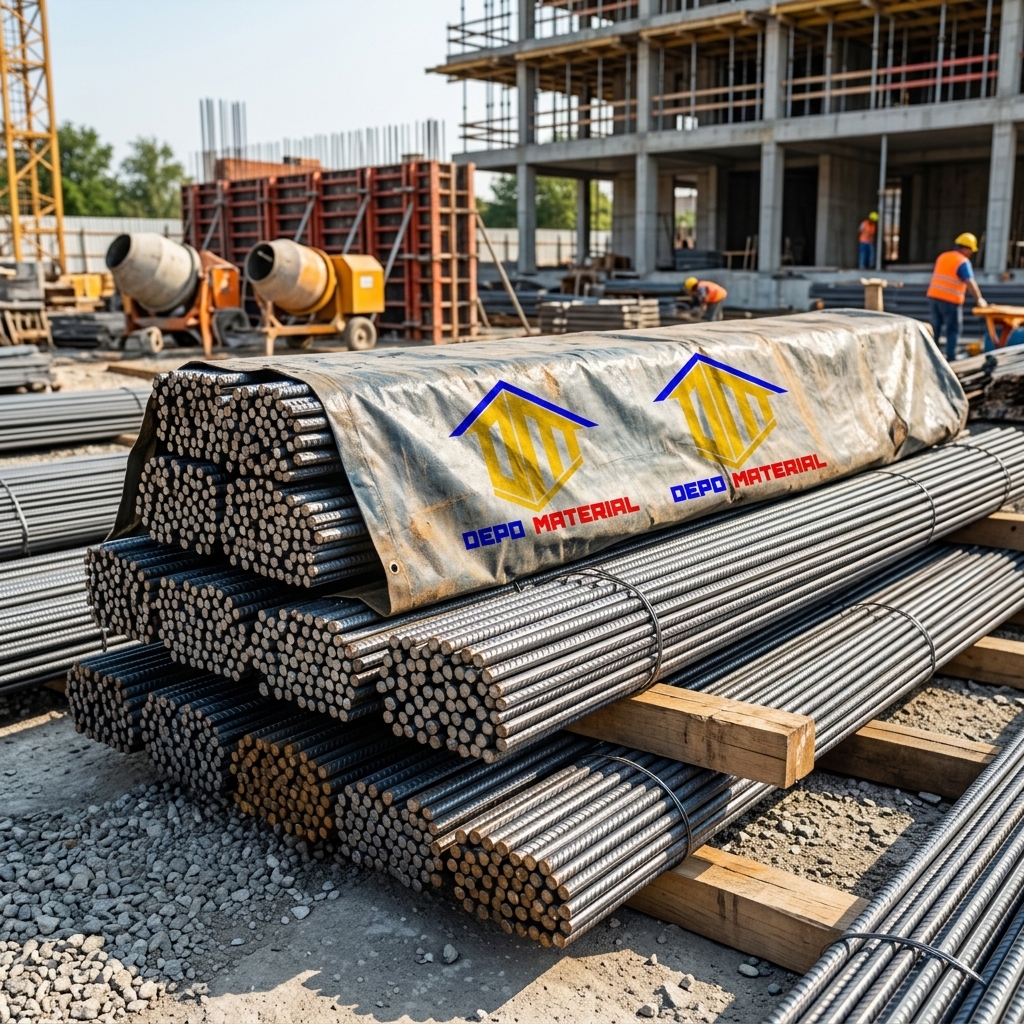 Rekomendasi Terbaik Keunggulan Besi Beton Perwira Hanya di Depo Material