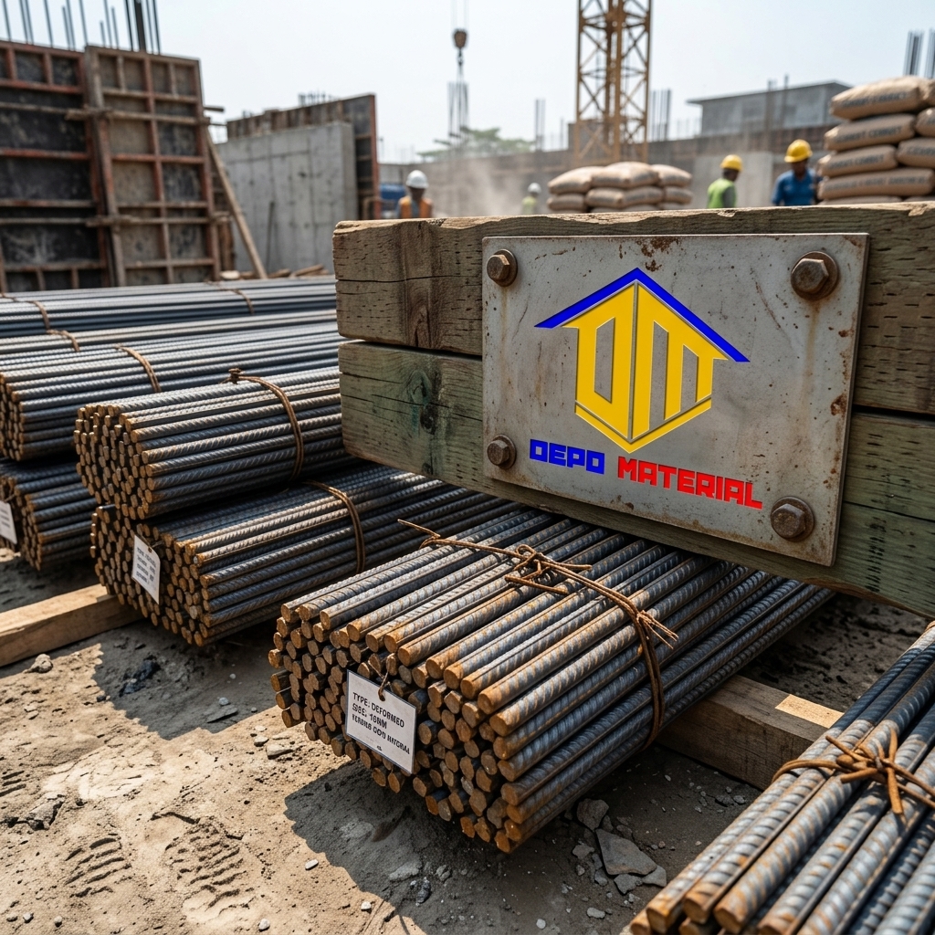 Rekomendasi Terbaik Keunggulan Besi Beton Perwira Hanya di Depo Material