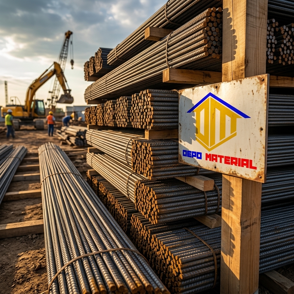Rekomendasi Terbaik Keunggulan Besi Beton Perwira Hanya di Depo Material