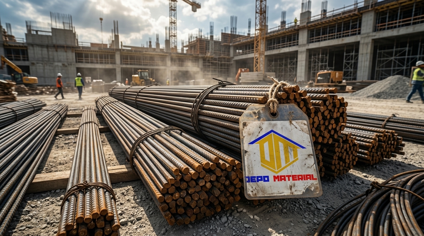 Rekomendasi Terbaik Keunggulan BESI BETON SI Spesifikasi BETON 11,5 - SI 12 (9,78 KG) Hanya di Depo Material