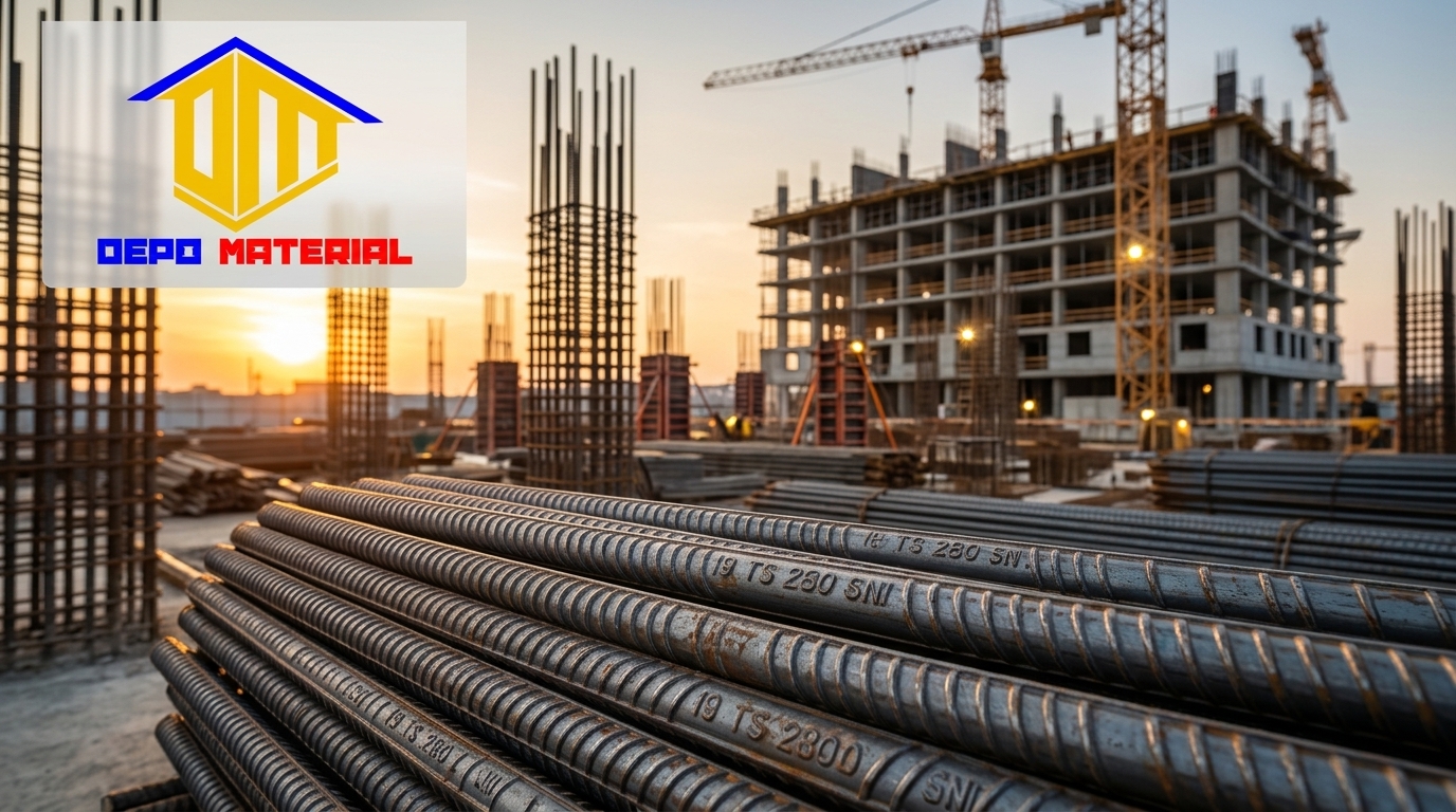 Keunggulan Besi Beton LS Ulir TS 280 Spesifikasi D19 SNI (26,8 Kg) untuk Konstruksi Kokoh