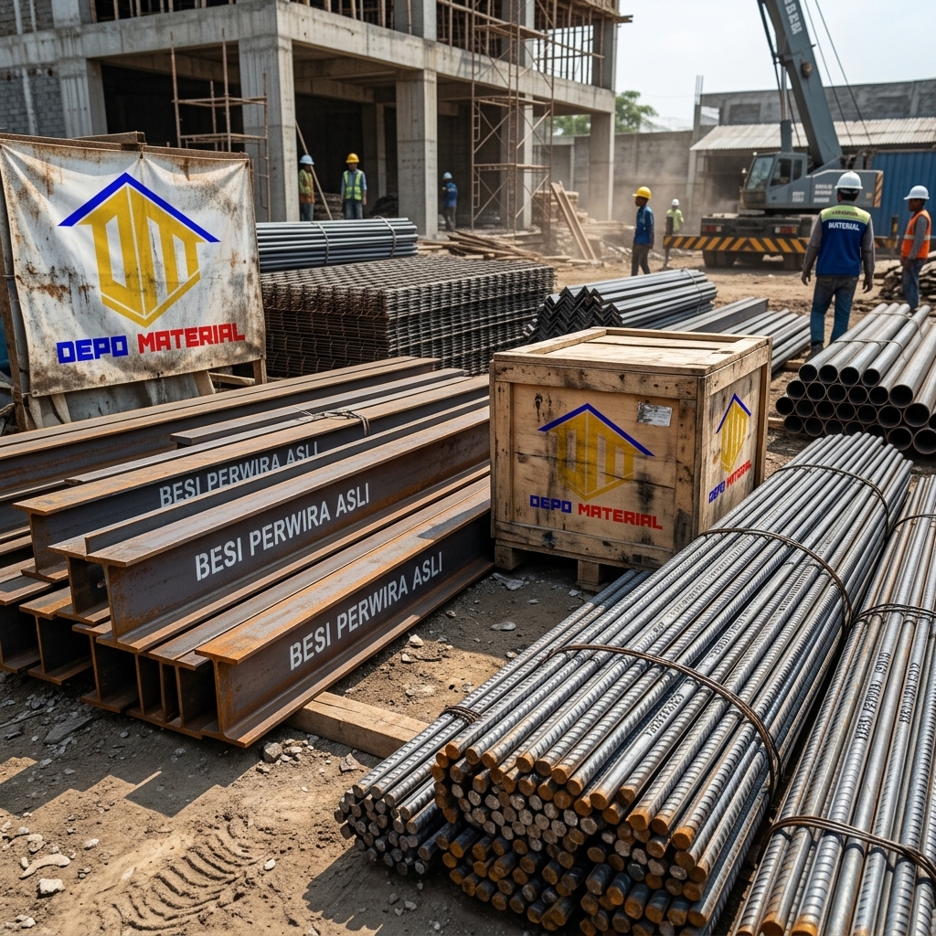 Rekomendasi Terbaik Keunggulan Besi Perwira Asli Hanya di Depo Material