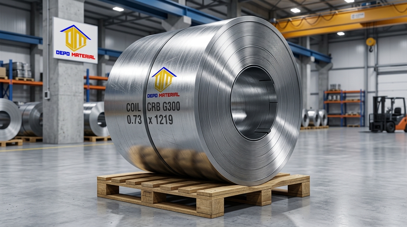 Rekomendasi Terbaik Keunggulan COIL CRB Spesifikasi COIL CRB G300 0,73 X 1219 X COIL Hanya di Depo Material
