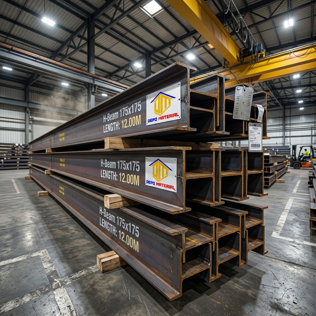 Keunggulan H-Beam 175x175 (12 Meter, 485 Kg) untuk Konstruksi Bangunan Kokoh