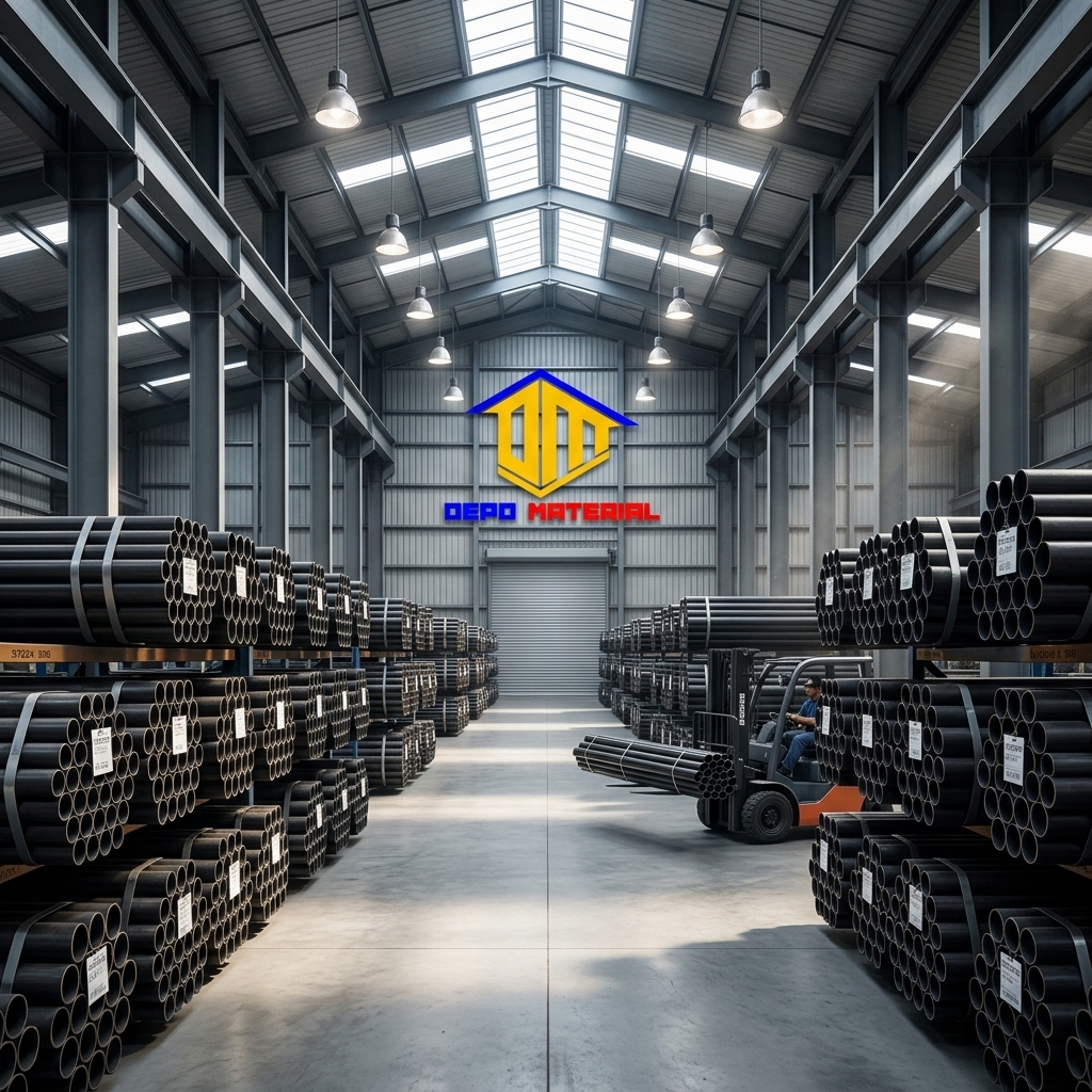 Rekomendasi Terbaik Keunggulan HOLLOW HITAM Spesifikasi HOLLOW HITAM  20 X 20 X 0,8 MM X 6 MTR (2,53KG) Hanya di Depo Material