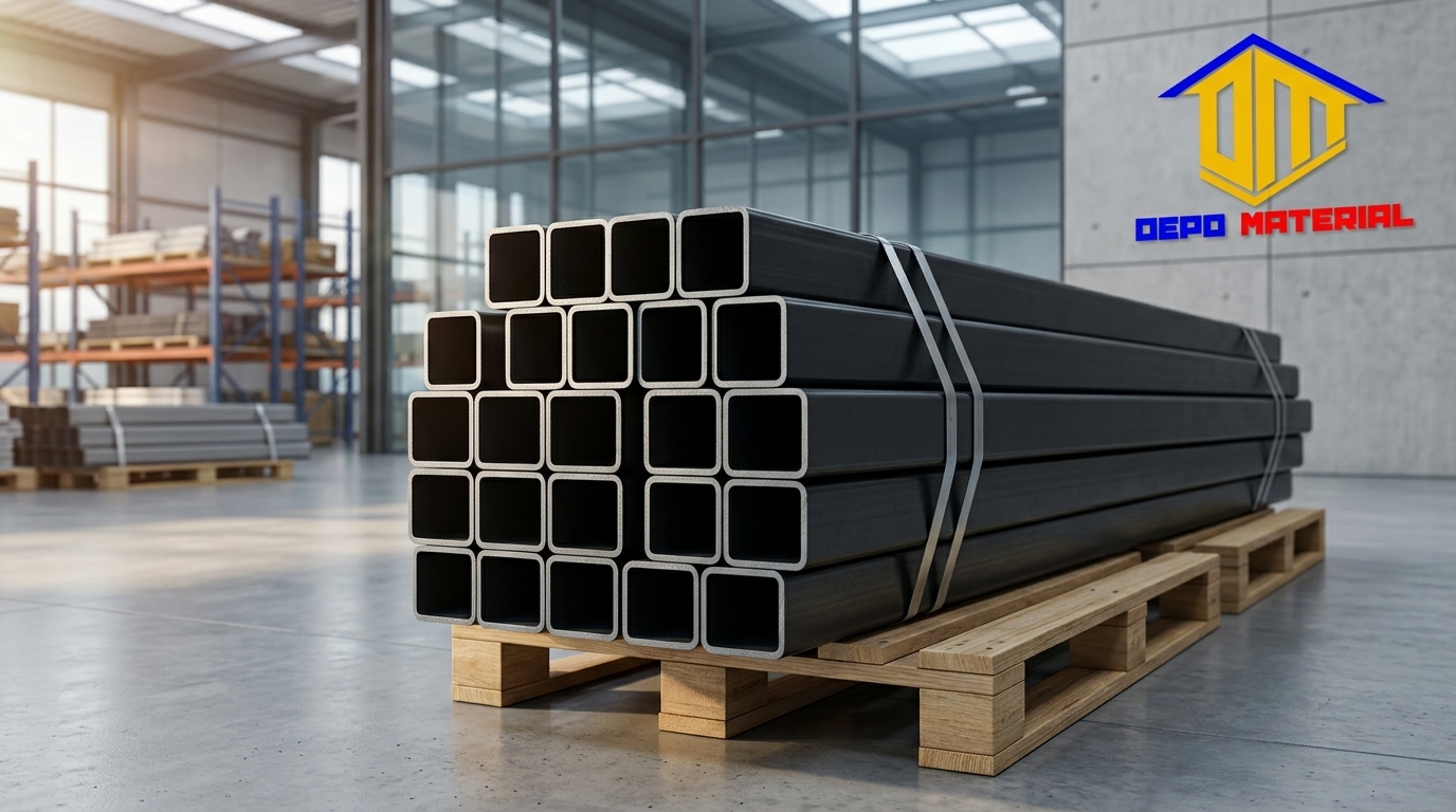 Keunggulan Hollow Hitam 50x50x2.0 mm 6 Mtr (17 Kg) untuk Konstruksi Kokoh & Presisi