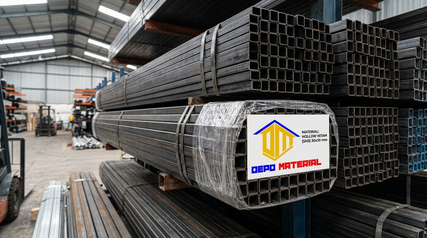 Rekomendasi Terbaik Hollow Hitam 40x80 1,5mm (15,3 Kg) Hanya di Depo Material