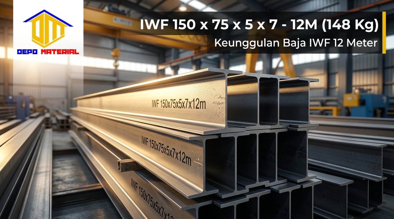 Keunggulan IWF 12 METER spesifikasi IWF 150x75x5x7x12m (148 Kg)