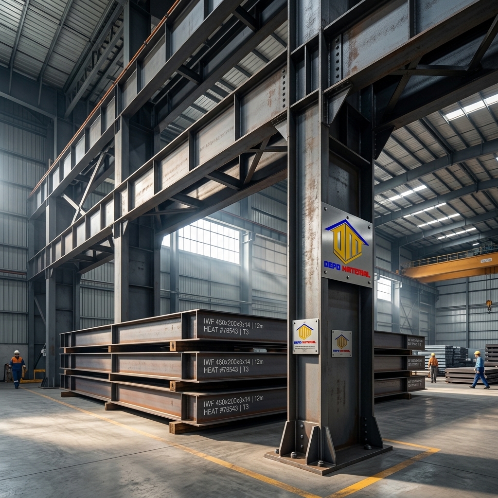 Rekomendasi Terbaik Keunggulan IWF 12 METER Spesifikasi IWF 450x200x9 X14x12m (899 Kg) Hanya di Depo Material