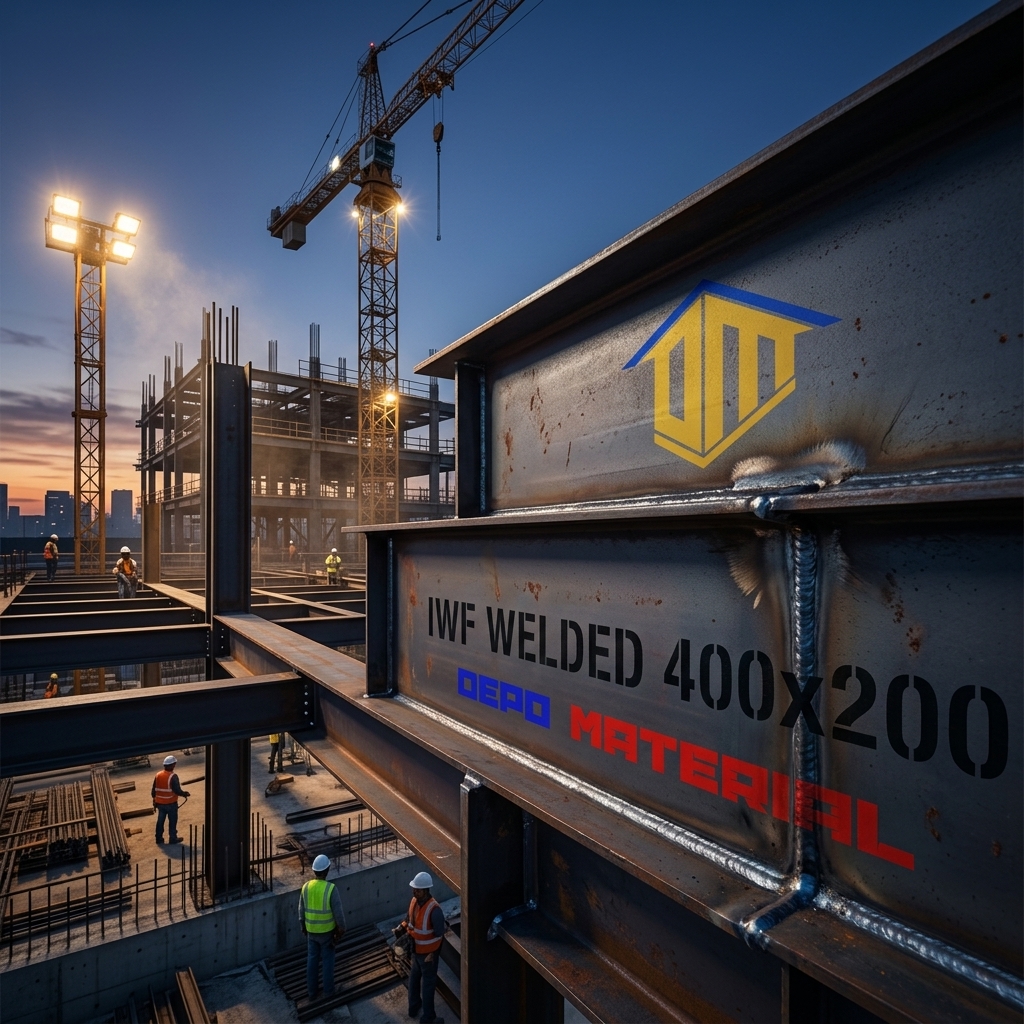 Rekomendasi Terbaik Keunggulan IWF WELDED Spesifikasi IWF WELDED 400x200x8x13x12m (785 Kg) Hanya di Depo Material