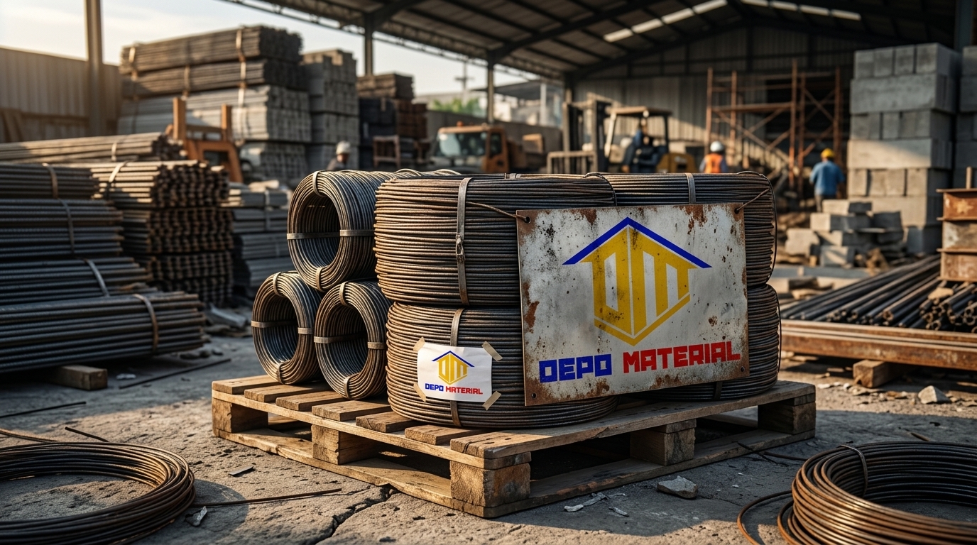 Rekomendasi Terbaik Keunggulan KAWAT BETON ROLL Spesifikasi KAWAT BENDRAT 25 KG BWG 21 (25 Kg) Hanya di Depo Material