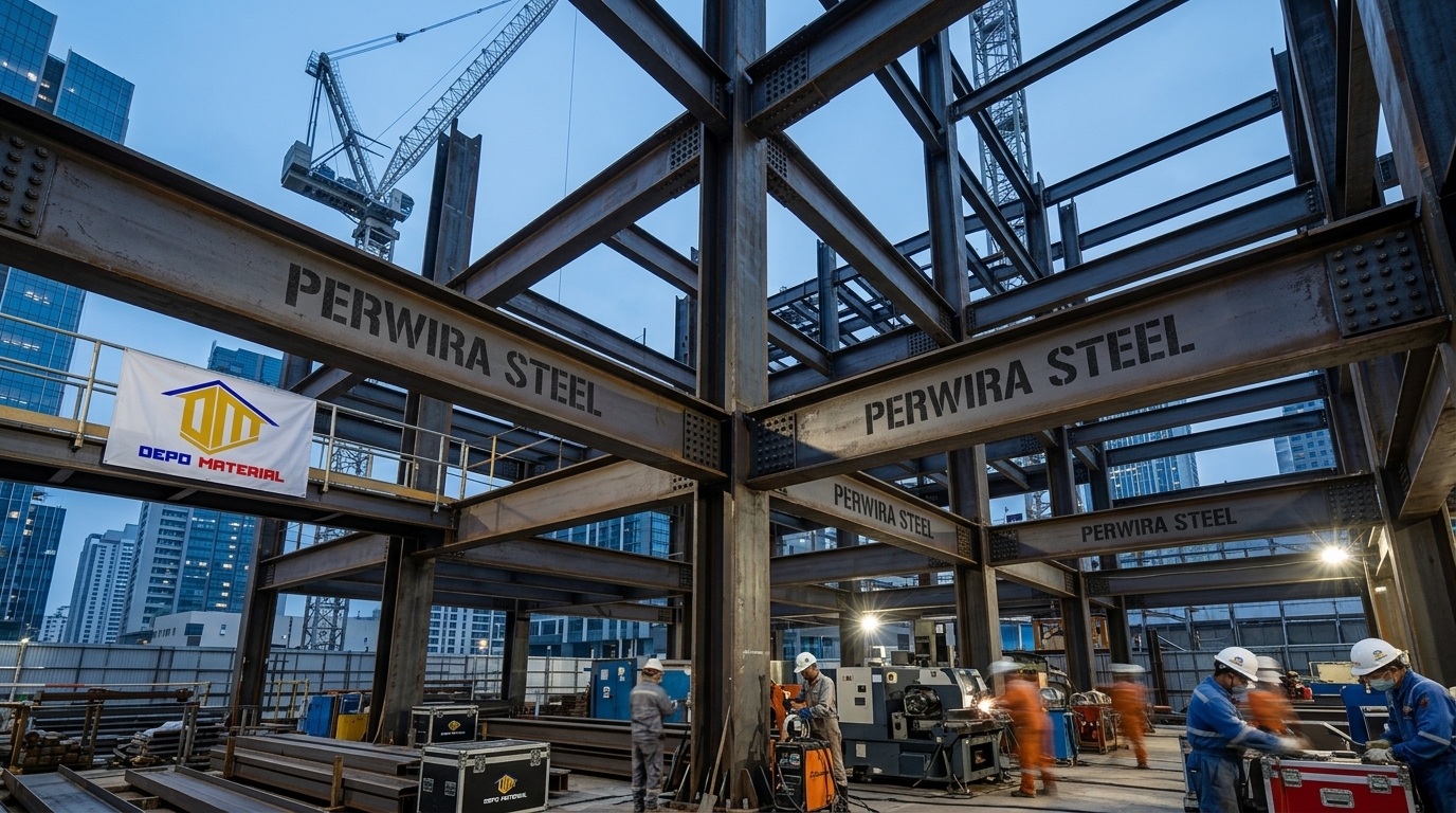 Rekomendasi Terbaik Keunggulan Perwira Steel Hanya di Depo Material