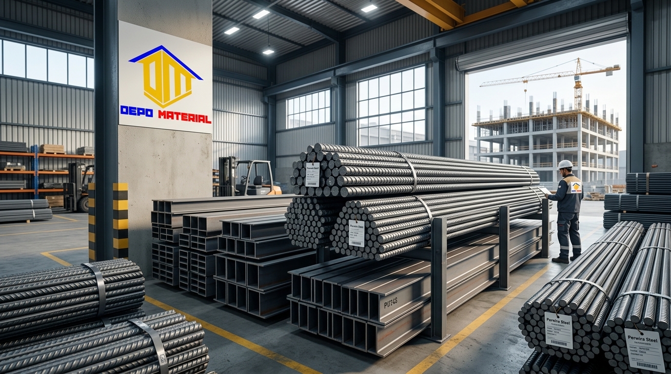 Rekomendasi Terbaik Keunggulan Perwira Steel Hanya di Depo Material