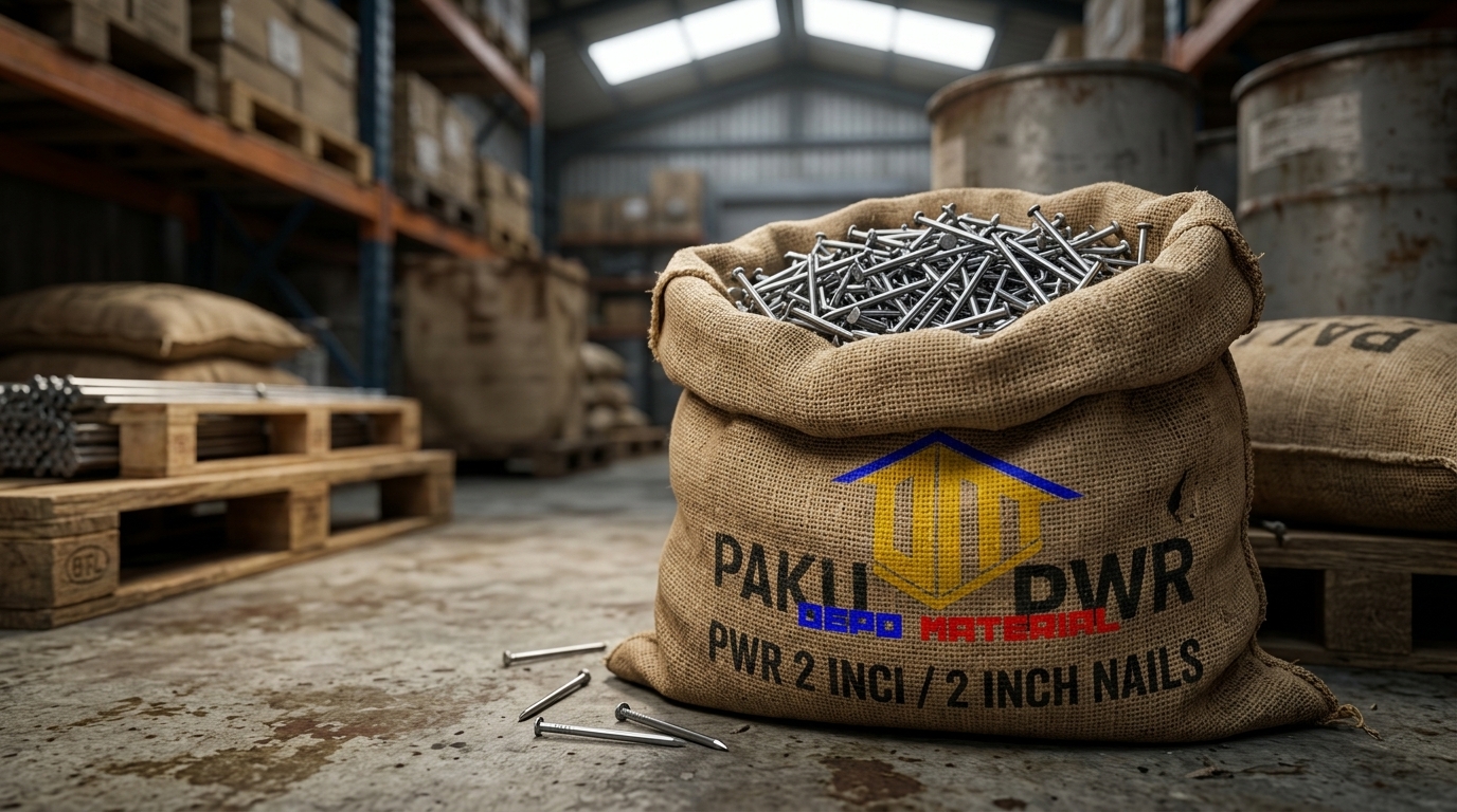 Rahasia Konstruksi Kokoh! Keunggulan Paku Perwira PWR 2 Inci (30 Kg)