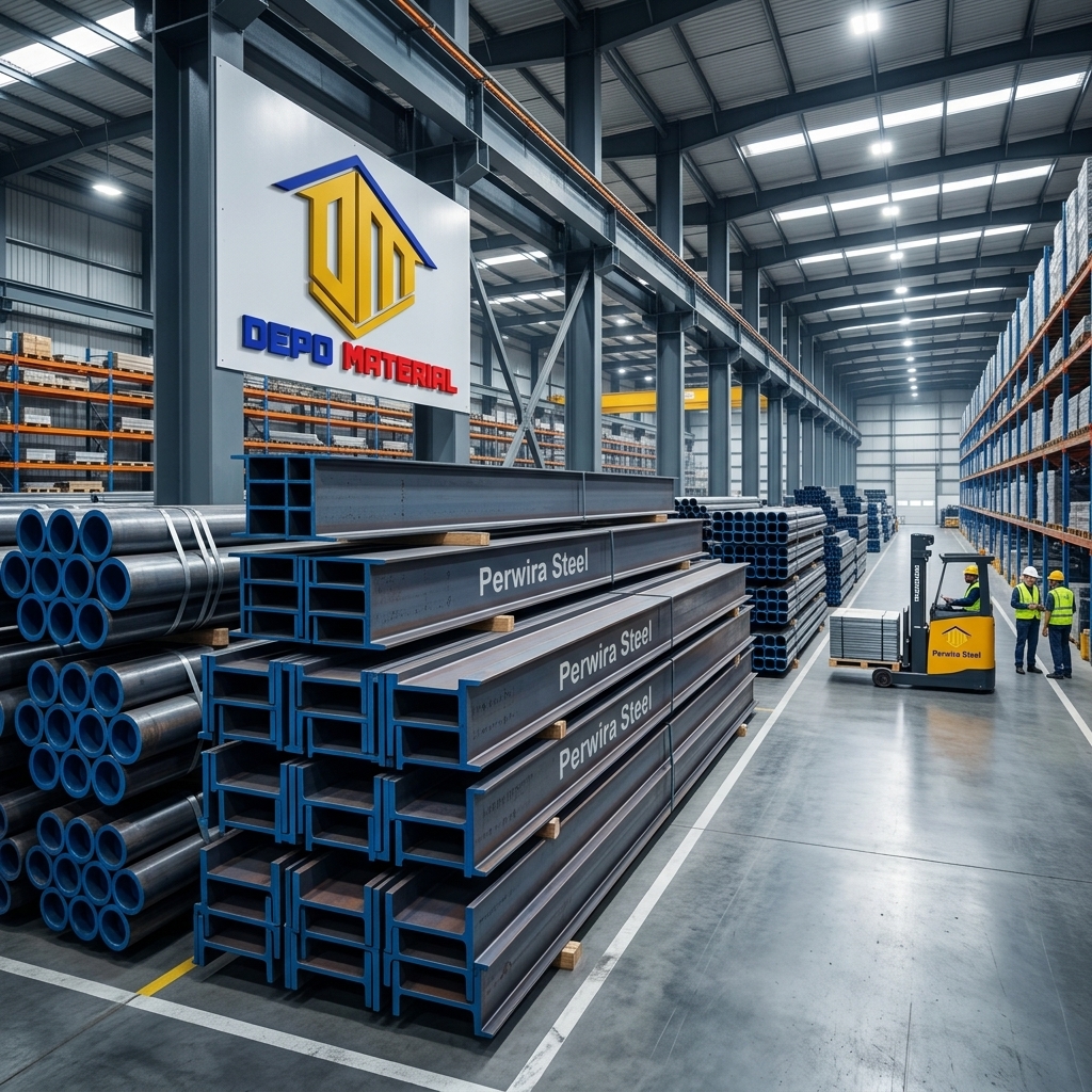 Rekomendasi Terbaik Keunggulan Perwira Steel Hanya di Depo Material