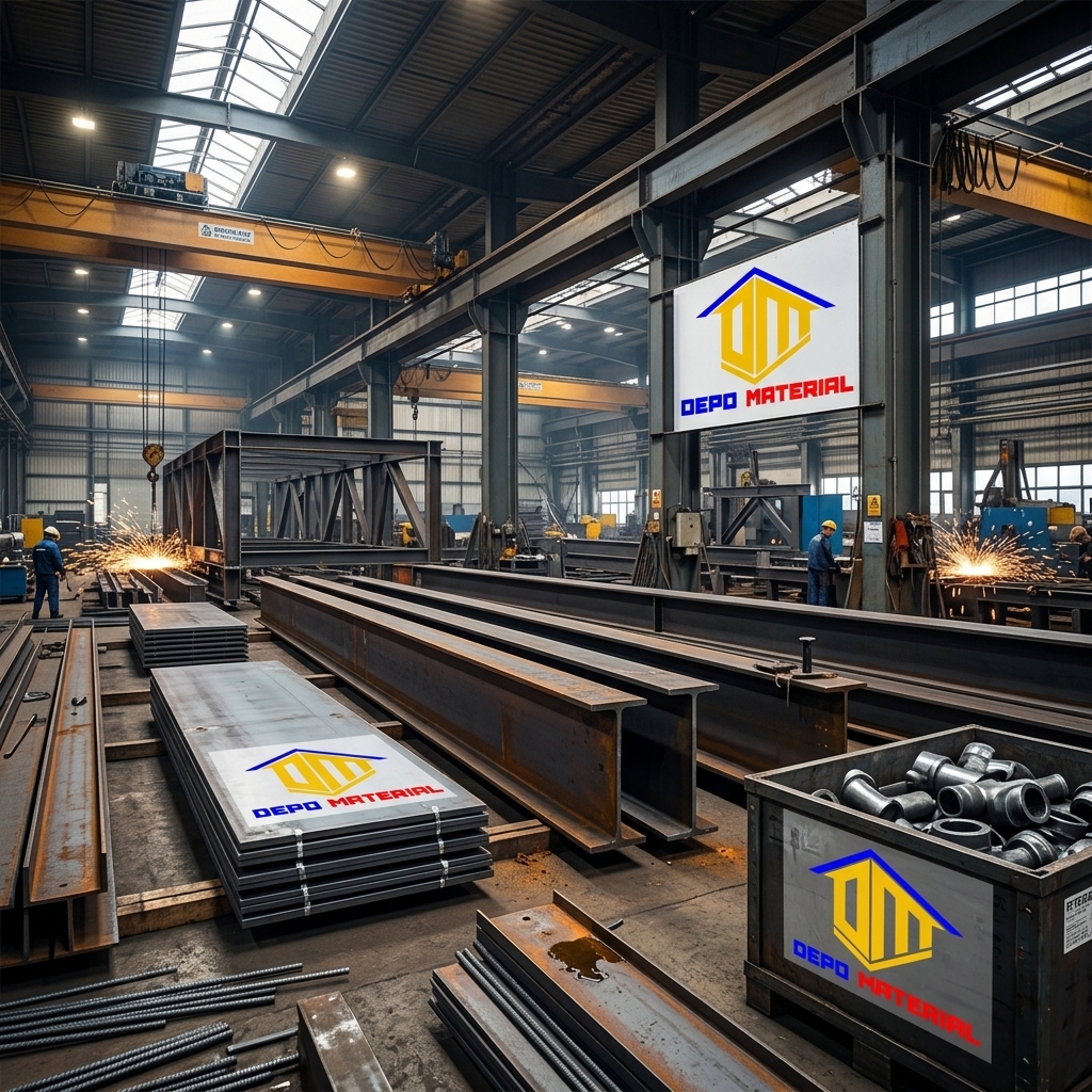 Rekomendasi Terbaik Keunggulan Perwira Steel Hanya di Depo Material