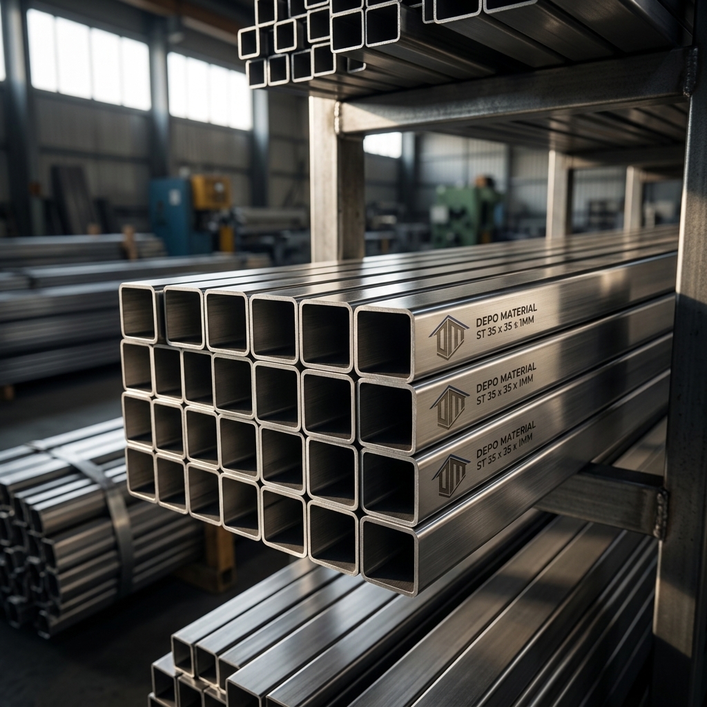 Keunggulan Pipa Hollow Stainless Steel ST 35 x 35 x 1MM (5.7 KG)
