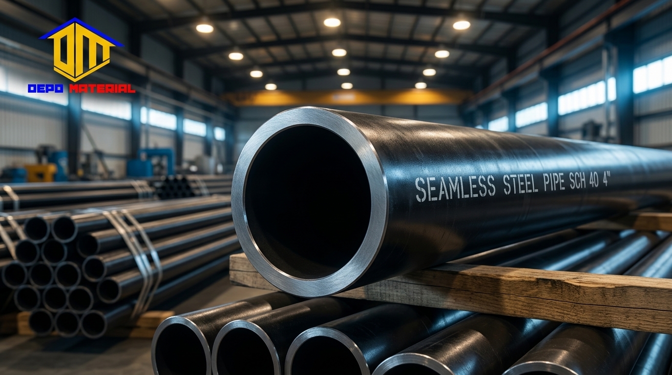 Keunggulan Pipa Hitam Seamless SCH 40 4 Inci (96,45 Kg) untuk Industri Bertekanan Tinggi
