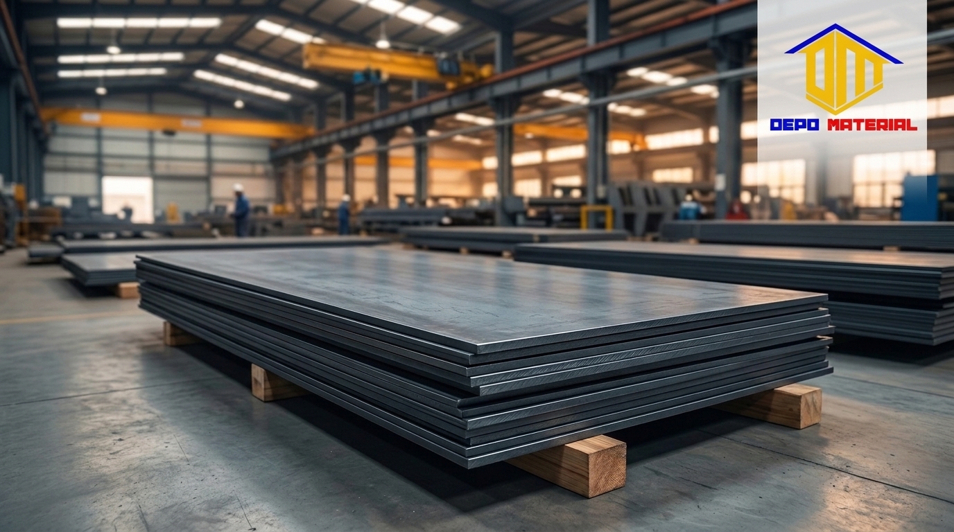 Keunggulan Plat Hitam LBI 4x8 (4 mm / 90 Kg FULL): Solusi Baja Plat Presisi untuk Fabrikasi dan Konstruksi