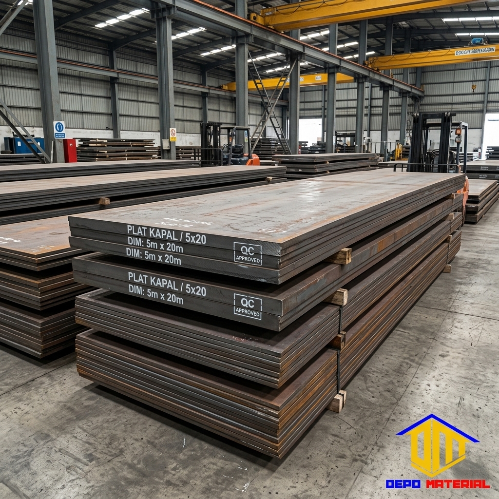 Keunggulan Plat Kapal 5x20: Spesifikasi 4.8 x 5 x 20 (341 Kg) untuk Konstruksi Terbaik