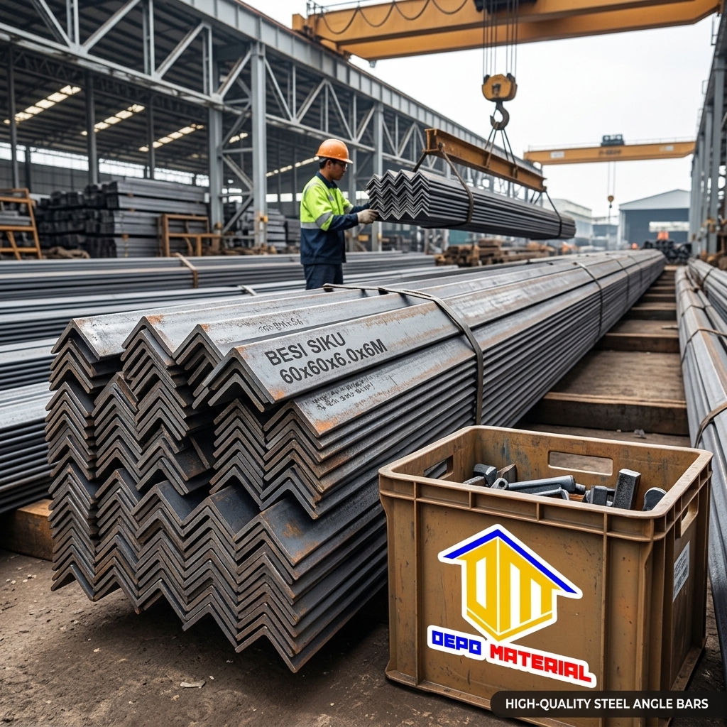 Rekomendasi Terbaik Keunggulan SIKU 6 METER Spesifikasi SIKU 60x60x6,0x6m (32,46 Kg) Hanya di Depo Material