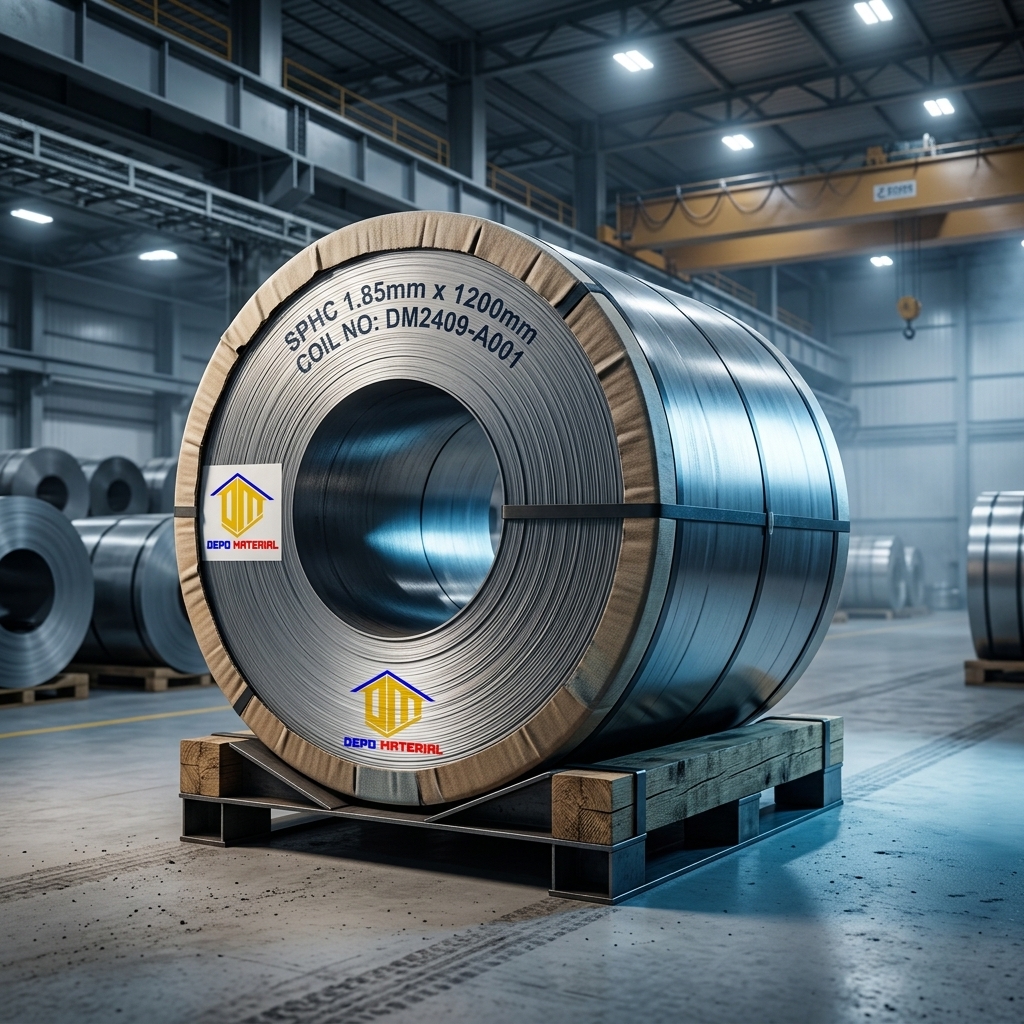 Rekomendasi Terbaik Keunggulan SPHC Spesifikasi SPHC 1,85mm X1200xCoil Hanya di Depo Material