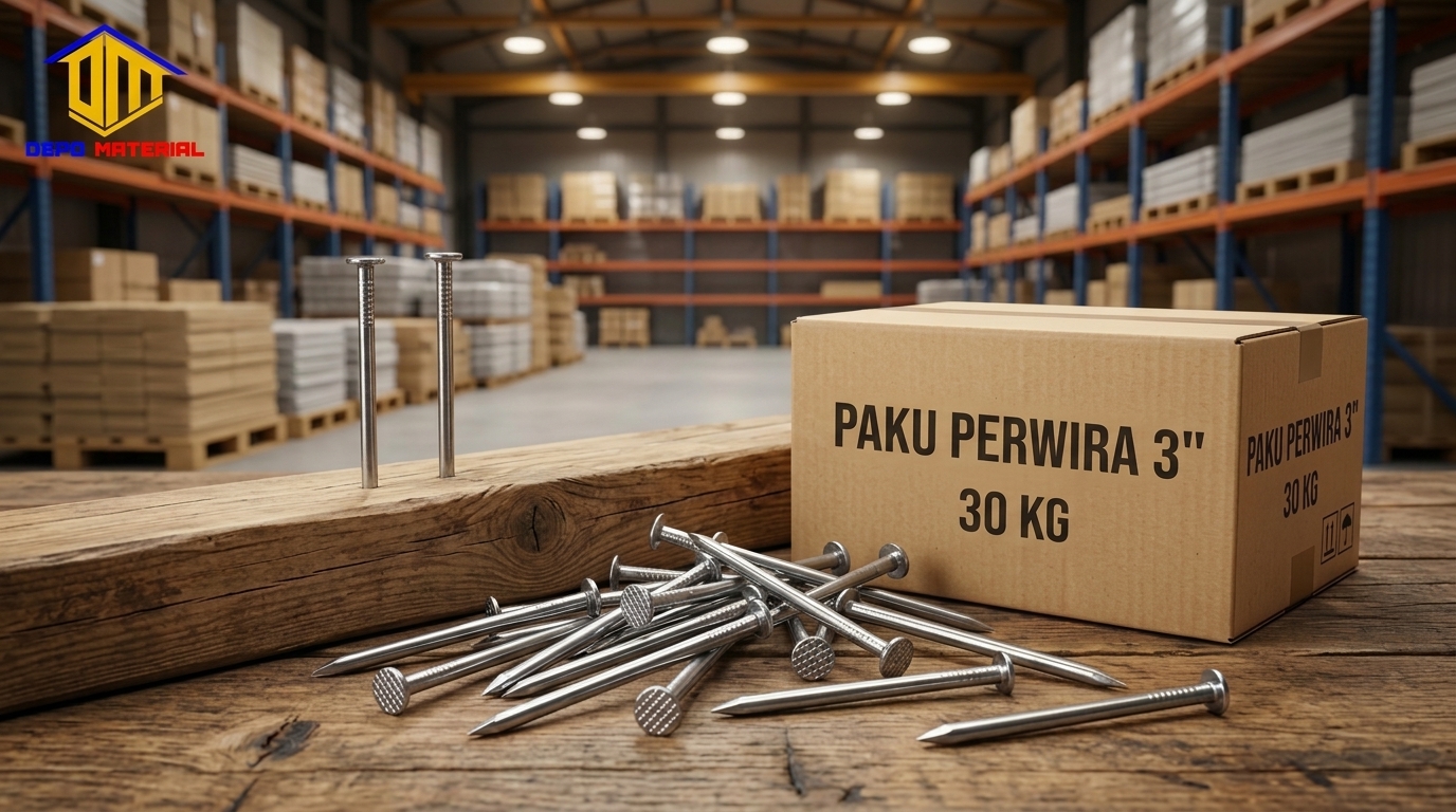 Keunggulan Paku Perwira Spesifikasi Paku PWR 3 Inci (30 Kg)