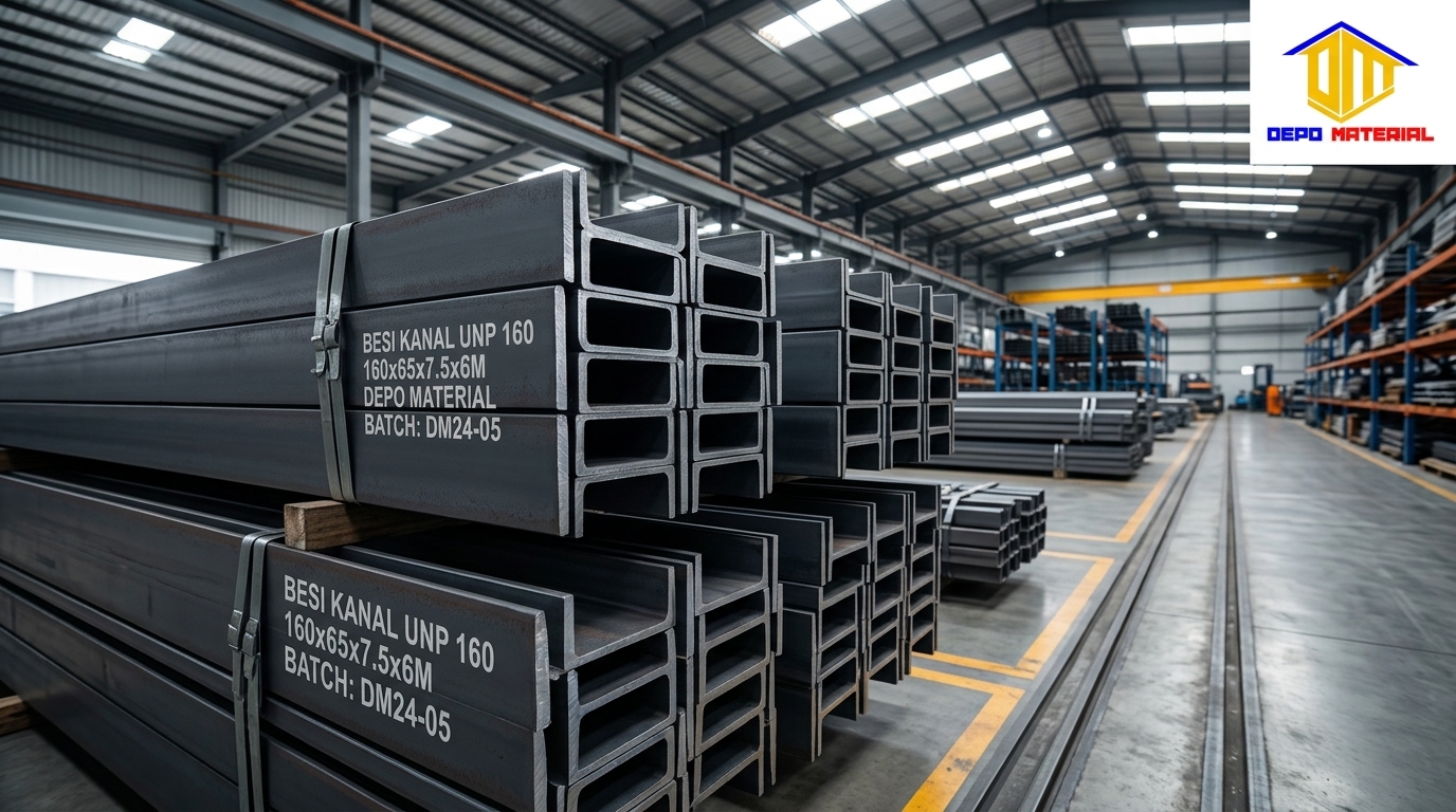 Keunggulan Besi Kanal UNP 160x65x7,5x6m: Balok Baja Struktural Kokoh & Presisi