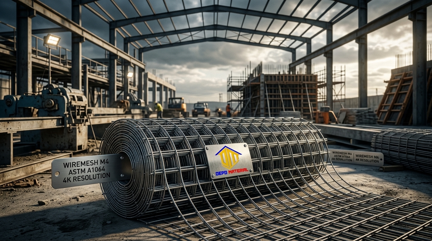 Rekomendasi Terbaik Keunggulan WIREMESH ASTM Spesifikasi WIREMESH M 4 ASTM (15,45 Kg) Hanya di Depo Material