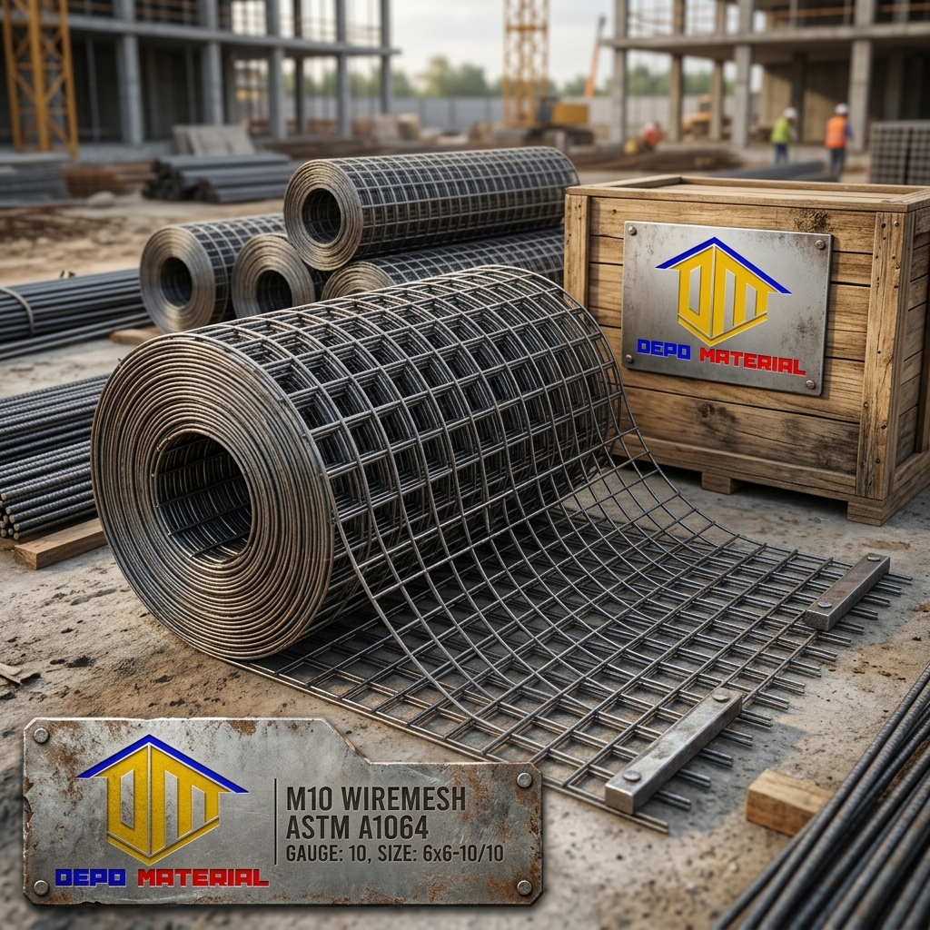 Keunggulan WIREMESH ASTM spesifikasi WIREMESH M 10 ASTM (96,55 Kg)