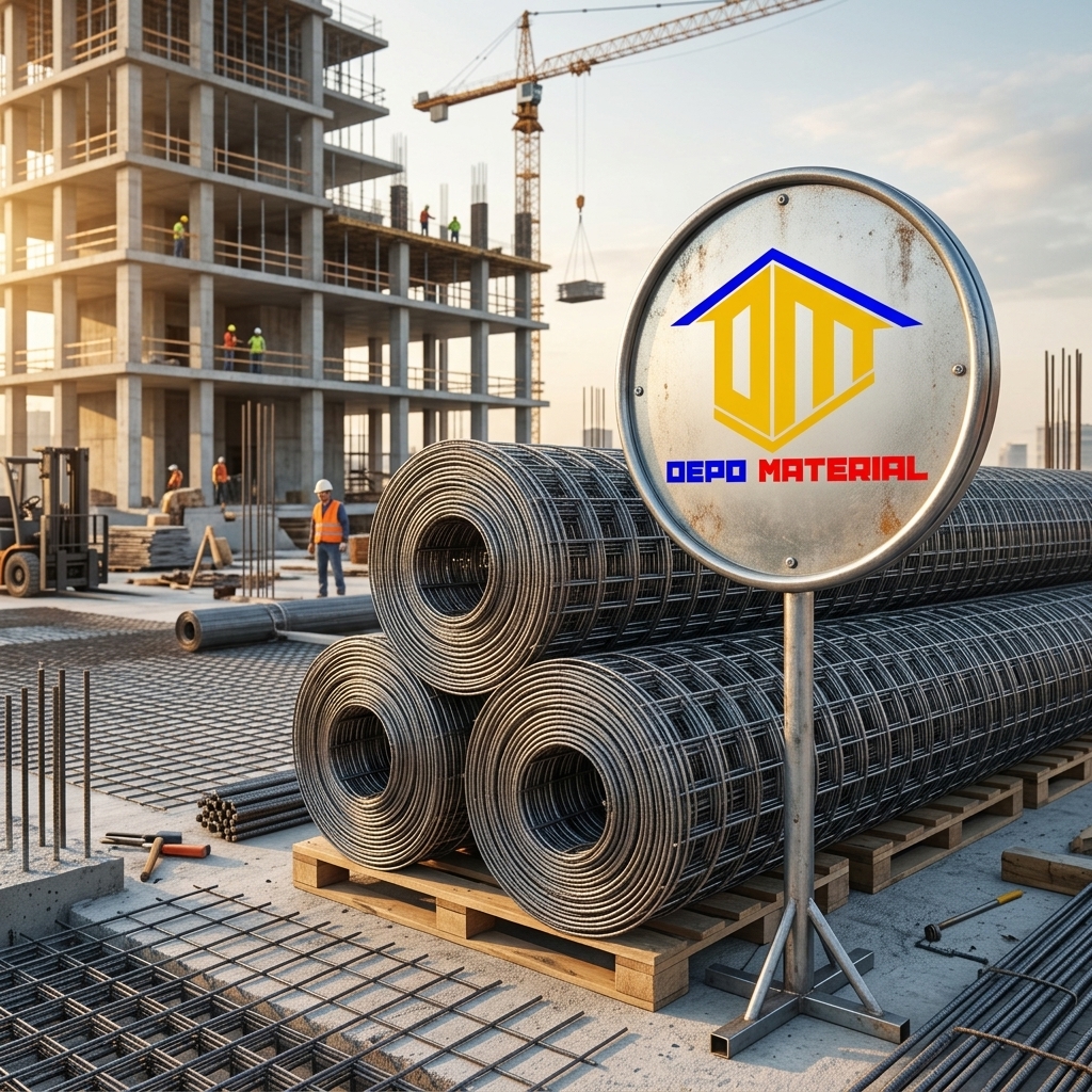 Rekomendasi Terbaik Keunggulan WIREMESH ROLL Spesifikasi WIREMESH M 5  ROLL BL (241,4 Kg) Hanya di Depo Material