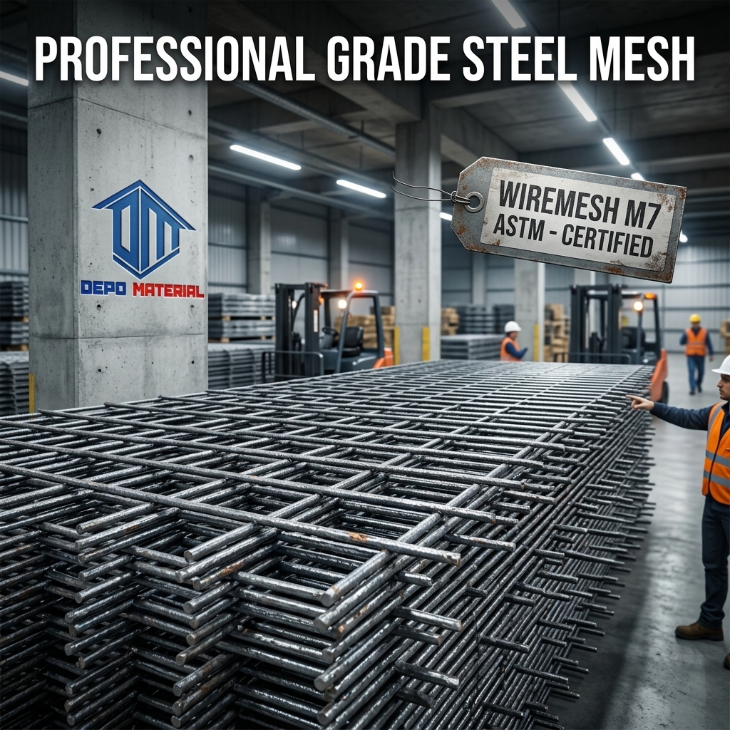 Rekomendasi Terbaik Keunggulan WIREMESH ASTM Spesifikasi WIREMESH M 7 ASTM (47,31 Kg) Hanya di Depo Material